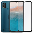 Μετριασμένο γυαλί 3D για Nokia C21 Plus, μαύρη