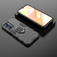 Θήκη για Realme C33, Kickstand Ring, μαύρη