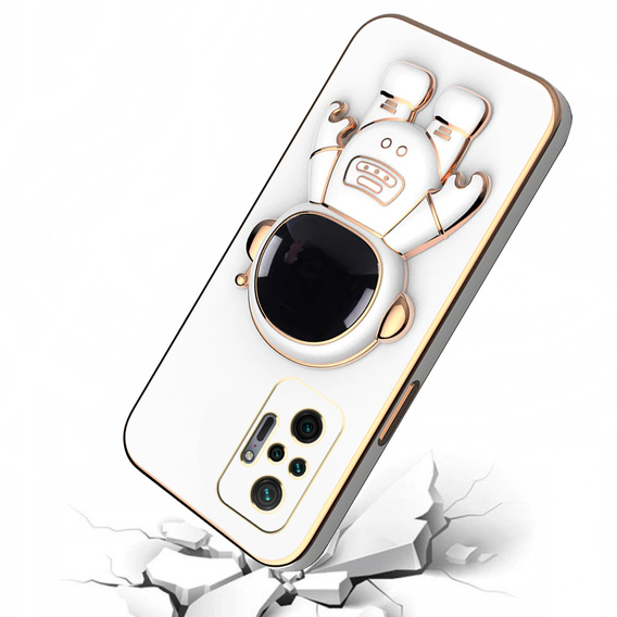 Θήκη για Xiaomi Redmi Note 10 Pro, Astronaut, λευκή