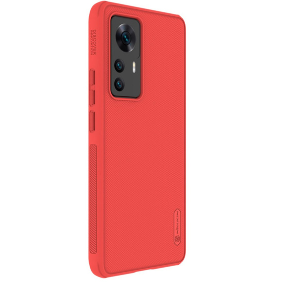 NILLKIN θήκη για Xiaomi 12T, θήκη Super Frosted Shield, κόκκινη