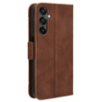 Θήκη με πτερύγιο για Samsung Galaxy M35, Card Slot, καφέ