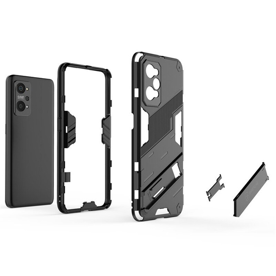 Θήκη για Realme GT 2 5G / GT Neo 2 / GT Neo 3T, Military kickstand, μπλε