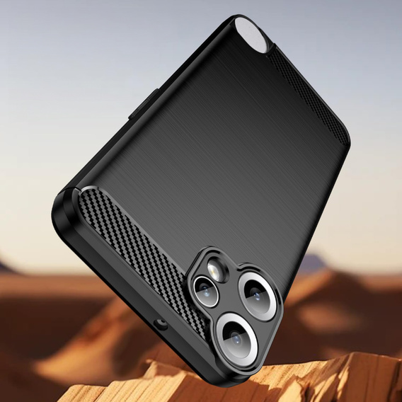 Θήκη για CMF Nothing Phone 2 Pro, Carbon, μαύρη