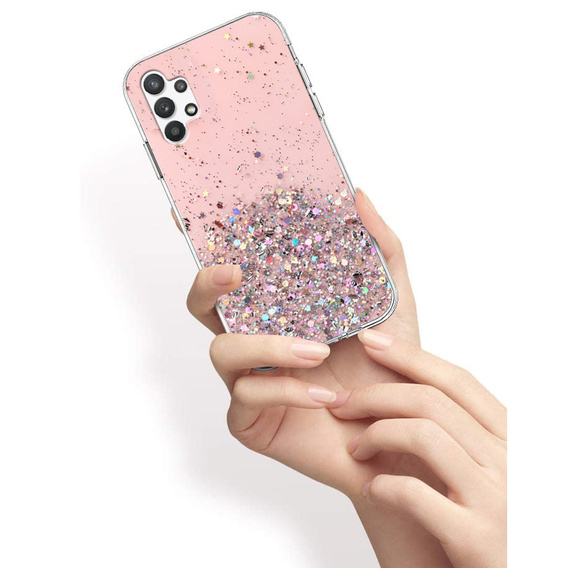 Θήκη για Samsung Galaxy A32 4G, Glittery, ροζ