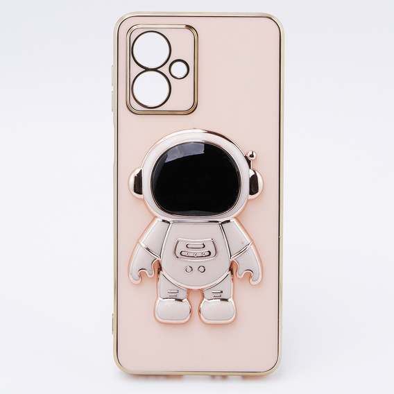 Θήκη για Motorola Moto G54 5G, Astronaut, ροζ rose gold