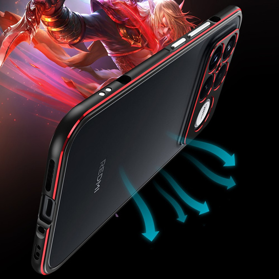 Μεταλλική θήκη bumper για Xiaomi Poco F8 Ultra