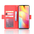Θήκη με πτερύγιο για Xiaomi Mi Note 10 Lite, Card Slot, κόκκινη