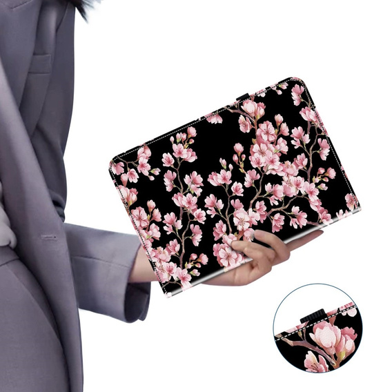 Θήκη για Apple iPad Air 11" 6 gen. 2024 (A2902, Smartcase, plum blossom