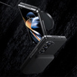 θήκη BENKS Kevlar για Samsung Galaxy Z Fold5 5G, για MagSafe, Carbon Fiber, μαύρη