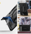 Θωρακισμένη θήκη για Samsung Galaxy Tab S10 Lite / S10 FE / S9 FE / Tab S9, Dexnor Full Body, μαύρη