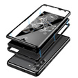 θήκη για το Samsung Galaxy S23 Plus, Magnetic Dual Glass, μαύρη