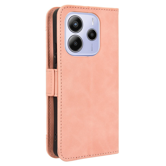 Θήκη με πτερύγιο για Xiaomi Redmi Note 14 4G, Card Slot, ροζ