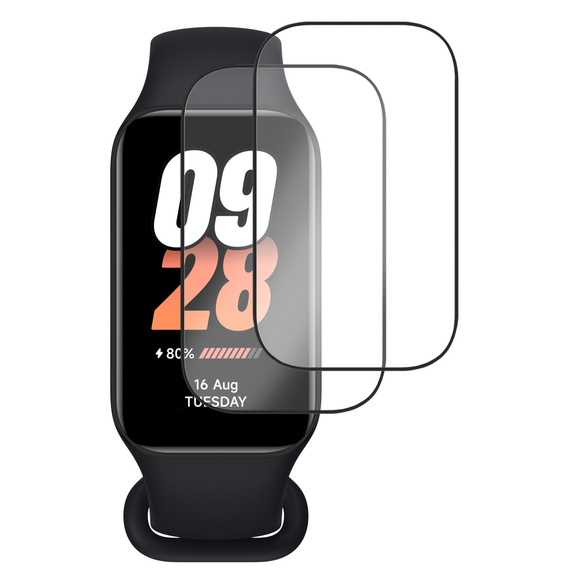 2x υβριδικό γυαλί ERBORD για Xiaomi Smart Mi Band 8 Active