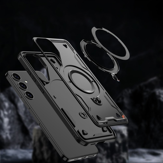 Θήκη για Samsung Galaxy S24 / S25, Military MagSafe, μαύρη