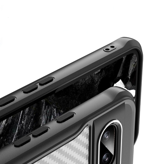 Θήκη για Google Pixel 8A, Fusion Hybrid Carbon, για MagSafe, μαύρη