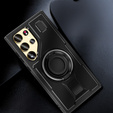 Θήκη για Samsung Galaxy S25 Ultra, Kickstand Ring, μαύρη