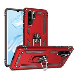 θωρακισμένη θήκη για Huawei P30 Pro, Nox Case Ring, κόκκινη