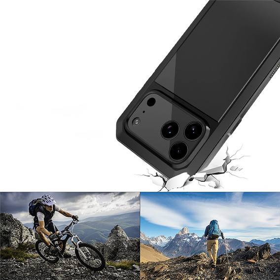 Θήκη με ενσωματωμένο γυαλί ασφαλείας για iPhone 17 Pro Max