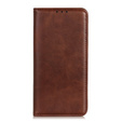θήκη με πτερύγιο για Samsung Galaxy M51, Split Leather, καφέ