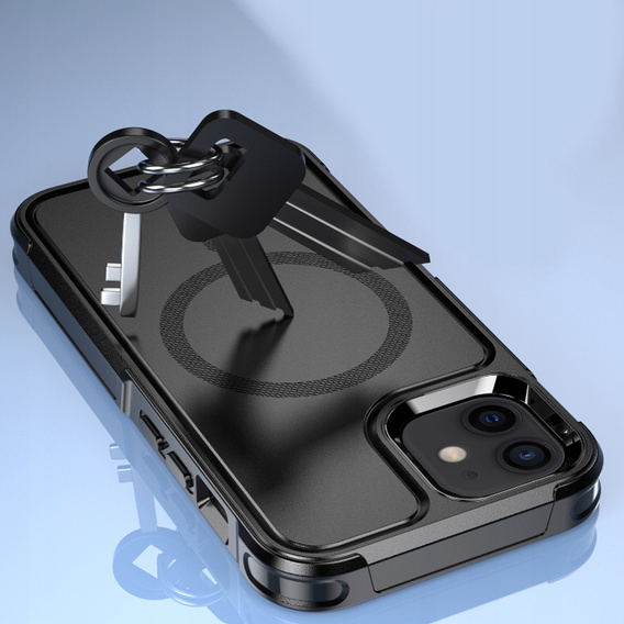 Θήκη για iPhone 12/12 Pro, MagForce MagSafe, μαύρη