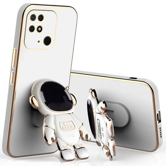 Θήκη για Xiaomi Redmi 10C, Astronaut, λευκή