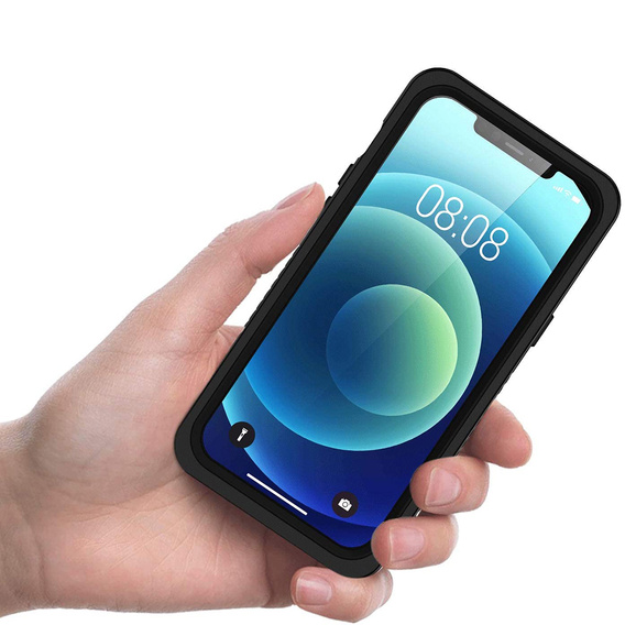 Αδιάβροχη θήκη IP68 για το iPhone X / XS, μαύρη