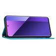 Θήκη με πτερύγιο για Xiaomi Redmi Note 13 Pro+, Butterfly, μπλε