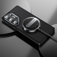 θήκη BENKS Kevlar για Samsung Galaxy S25, για MagSafe, Carbon Fiber, μαύρη