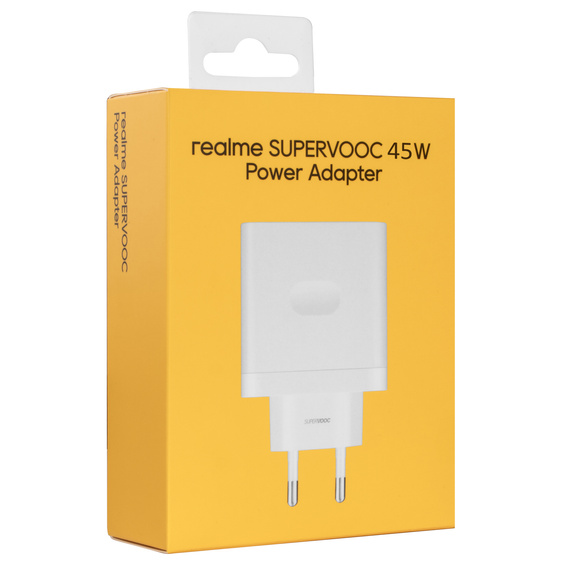 Φορτιστής δικτύου realme SuperVOOC 45W – λευκός - VCB4JAEH Power Adapter