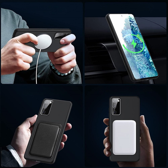 Θήκη για Samsung Galaxy S20 FE, Silicone MagSafe, μαύρη