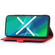 Θήκη με πτερύγιο για Nokia G60 5G, KHAZNEH RFID Case, Dual Color, κόκκινη