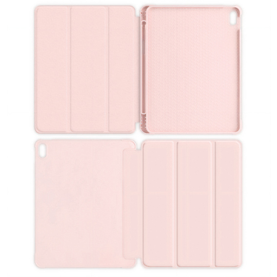 Θήκη για iPad 10.9 2022 10 Gen, Smart Pencil, με υποδοχή γραφίδας, ροζ