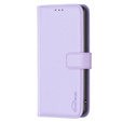 θήκη με πτερύγιο για Xiaomi Redmi Note 13 Pro 4G, BINFEN Wallet, μωβ