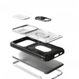 Θήκη για Samsung Galaxy S23, CamShield Slide, CamShield Slide, λευκό / μαύρο