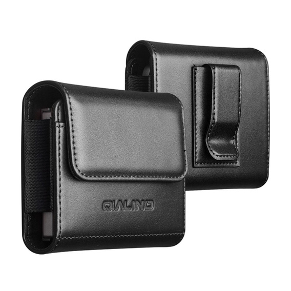 QIALINO Δερμάτινη θήκη ζώνης για αναδιπλούμενα smartphones