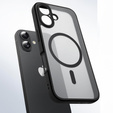 Ματ θήκη για iPhone 17, για Magsafe, μαύρο ματ