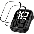 2x υβριδικό γυαλί ERBORD για Apple Watch 10 46mm