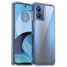Θήκη για Motorola Moto G14, Fusion Hybrid, διαφανής