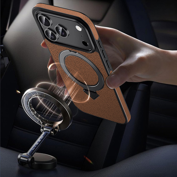 Δερμάτινη θήκη με βάση MagSafe για iPhone 17 Pro Max