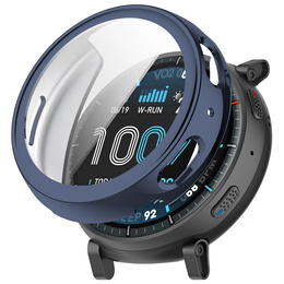 2 σε 1 Θήκη με προστατευτικό κάλυμμα οθόνης για Amazfit Active Max, μπλε