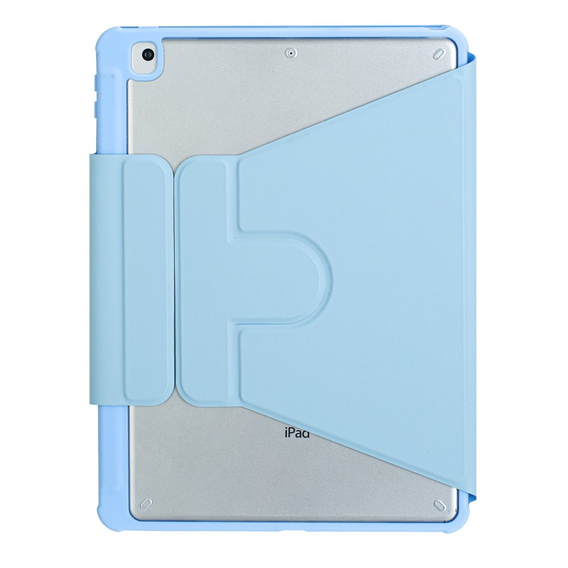 Θήκη πληκτρολογίου για iPad 11" 2025 A16 (11 gen.) / iPad 10.9" 2022 (10 gen.), Rotary 360° Leather, γαλάζια