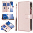 Θήκη με πτερύγιο για Samsung Galaxy A25 5G, Wallet Zipper Pocket, μαύρη