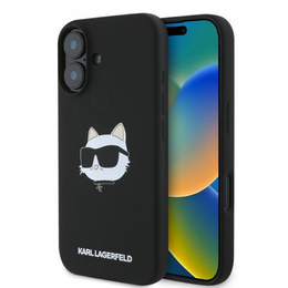 Θήκη Karl Lagerfeld Silicone Choupette Head Print για iPhone 16