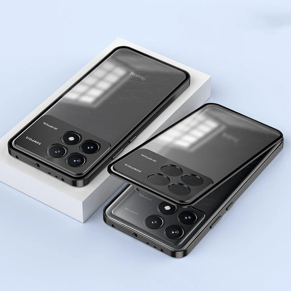Θήκη για Xiaomi Poco F6 Pro, Frame Case, μαύρη