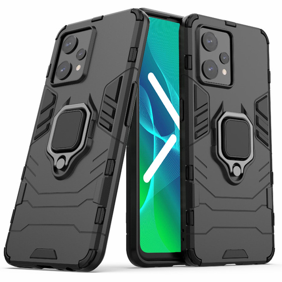Θήκη για Realme 9 Pro / OnePlus Nord CE 2 Lite 5G, Kickstand Ring, μαύρη