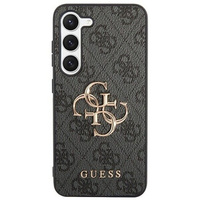 GUESS Θήκη για Samsung Galaxy S24+ Plus, 4G Big Metal Logo, γκρι