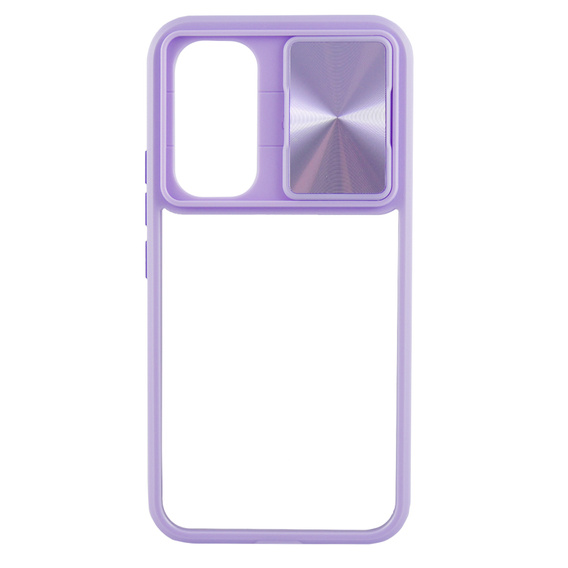 Θήκη για Samsung Galaxy S23 FE, Slide Camera, μωβ