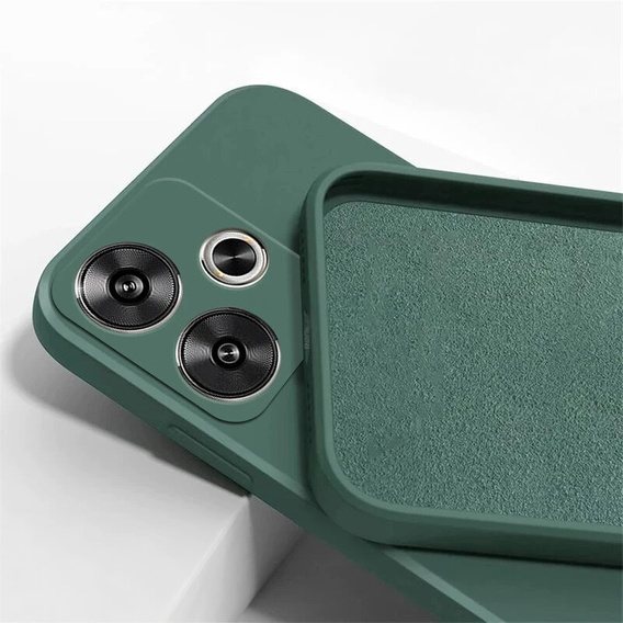 Θήκη για Xiaomi Poco F6, Silicone Lite, πράσινη