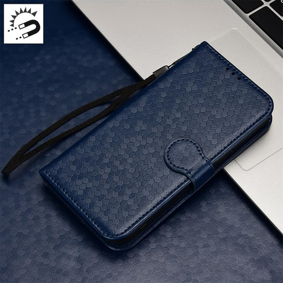 θήκη πτερύγιο για Samsung Galaxy M15 5G, Wallet Rhombus, μπλε