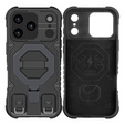 Θήκη για iPhone 17 Pro, για MagSafe, θωρακισμένη με βάση, μαύρο